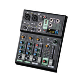 Portable mini audio mixer 99 digital effects sound cards mixers in professional usb mixer audio interface