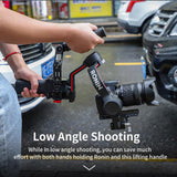 Gimbal Stabilizer Handle Grip Adjustable Angle Handheld Extension Bracket Compatible For Ronin Rs3 Pro Rsc 2