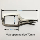 Free Shipping Welding Fixing Pliers Multifunctional 9 "C-type Heavy Duty Plier Manual Vise Grip Pliers G25-1061