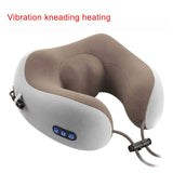 Multifunctional U-shaped pillow massage pillow Electric Neck Massager Portable Shoulder Cervical Massager Travel Home Car Relax