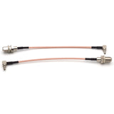 10 Pieces RF Connector F to CRC9 Cable F Female to CRC9 Rightangle RG316 Pigtail Cable 15cm