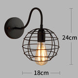 Led Wall Light Retro Loft Industrial Wall Lamp Black E27 Vintage Sconces Wall Lamp Industrial Lighting Fixture Indoor