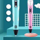 2-generation 3d Printing Three-dimensional Drawing Pen 12v Colorful Drawing Pen