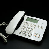 Desktop Cord Phone Dual Port Landline with Caller ID, R Key, DND Setting, Speaker, Adjustable Flash Time &amp; Screen Brightness