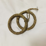 Pet Parrot Birds Cage Toystraw rope to climb a sling swing Ring Stand Chewing Bite Hanging Swing Cockatiel Para Birds Toy