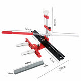 Knife Sharpener Professional Fixed Angle Sharpening Frame Whetstone High Precision Grinder Sharpening Tools W/ Sliding Rail