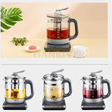 220V 1.5L Electric Automatic Health Preserving Pot Glass Multi Cooker Electric Kettle Water Boiling Machine Dessert Tea Cooking