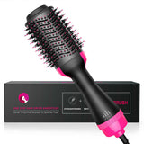 3 In 1 Hair Blower Brush Escova Secadora One Step Hair Curler Hot Air Brush Hair Straightener Comb Curling Styling Tools