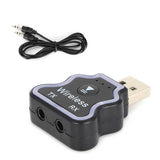 Adapter Wireless Audio Transmitter Receiver Adapter Practical for Computer for Car colorful atmosphere lights Audio Adapter