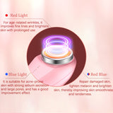 Ultrasonic Facial Massager RF EMS Lifting Facial Mesotherapy Skin Tighten Deep Cleansing Machine Blue Light Repair Anti-acne