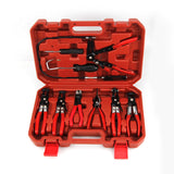 9Pcs Auto Hose Clamp Ring Plier Set Flexible Wire Cable Type Joint Boot Clamps Remover Oil Seal Screwdriver Car Repairing Tools
