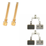 Dropship-2 Pairs Brake Pads for Shimano B01S M515 M515-La M515-La-M M525 with M4 Titanium Bolts for Bicycle Disc Brake Pad