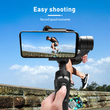 3-Axis Handheld Gimbal Foldable Stabilizer Selfie Stick with Tripod for iPhone 12Pro Max Huawei P30 Pro Xiaomi Samsung Galaxy