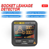 Smart Socket Tester Digital AC Voltage Tester Ground Zero Electric Circuit Detector Line Plug Polarity Phase Pro EU/US/UK/AU