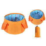 Portable Outdoor Travel Foldable Folding Camping Washbasin Basin Bucket Bowl Sink Washing Bag Foot Bath Water Bucket 15L