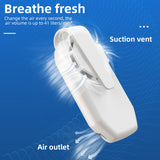 Personal Wearable Air Face Fan USB Mini Portable Reusable Breathable Clip Fans Electric Air Conditioning Cooling Fan