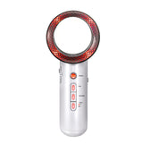 EMS RF Ultrasound Cavitation LED Light Therapy Ions Roller Body Slimming Massager Fat Burner Removal Cellulite Facial Lifting
