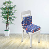 Child Dining Chair Booster Cushion Toddler Booster Seat for Dining Table Double Straps Washable Cushion Increasing Cushion fo
