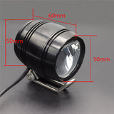 Bike Front Head Light Lamp Bike Front Head Light Lamp for HUB Dynamo with Rearlight Cable Compact Bright WH
