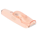 Baby Hair Clippers Strong Suction High Safety IPX7 Waterproof Low Noise Pink Kids Hair Trimmer for Home Infants Children