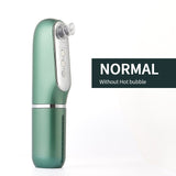 3-IN-1 Heating Microbubble Blackhead Remover Hot Nano Bubble Open Pore Water Cycle Vacuum Suction Deep Cleaning Face T Zone Nose