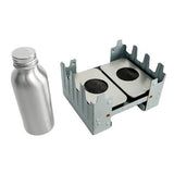 Camping Outdoor Stove with Bottle Mini Grill Alcohol Furnace Folding Grill Burning Pocket Alcohol Camping Stove Picnic Tool