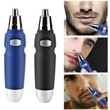 2 Pcs Electric Shaving Nose Ear Trimmer Safety Face Care Nose Hair Trimmer for Men Shaving Hair Removal Razor