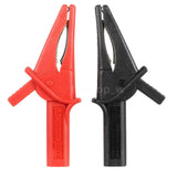 Hantek 2pcs / set DSO3064 MOUNT HT18A insulated Large Dolphin Gator Clip for oscilloscope red + black oscilloscope accessory