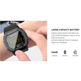 Mk22 Smart Watch Bluetooth-compatible Information Push Smartwatch With Luminous Dial Outdoor Sports Bracelet