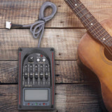 Hot-LC-5 5 Band EQ Equalizer Pickup,Acoustic Guitar Preamplifier Tuner with LCD Tuner and Volume Control