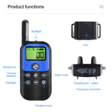1500m Electric Dog Training Collar Call Function Pet Remote Control Waterproof Rechargeable For All Dogs Shock Vibration Sound