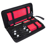 5inch/10inch Contour Gauge Set with 6-Folding Ruler Metal Lock Shape Duplicator Tiling Laminate Tiles Template Profile Measuring