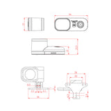 RunCam Thumb Pro 4K MINI HD Action FPV Drone Camera 16g Bulit-in Gyro 1080P 60FPS For RC Drone DIY Part
