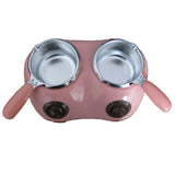 Dual Electric Chocolate Fountain 250 * 2ML Capacity Fondue Hot Chocolate Melt Pot Melting Machine yellow /pink 1PC Hot Selling