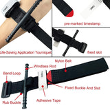 New Sale 4 Pcs 75Cm One-Handed Operation Emergency Outdoor Tourniquet Cat Rotating Tourniquet Outdoor Emergency Buckle Tournique