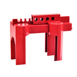 Ball Valve Locking, Adjustable Ball Valve Locking Device, Small, For 1/2Inch-2-1/2Inch Outer Pipe Diameter, Red
