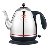 Retro Electric Kettle 304 Stainless Steel Household appliances 1.5L Portable Travel Water Boiler 1500W European style Coffee pot