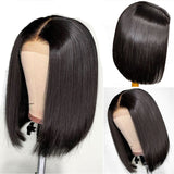 Women's short straight hair micro curly bobo head wig high temperature silk chemical fiber hair