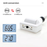 EC-98361 Digital EC Tester LCDAquarium Water Quality Monitor Analyzer Soil Conductivity Meter for Pools Planting Aquaculture