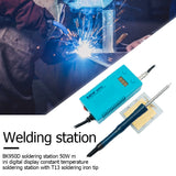 BK950D 50W Soldering Iron Station Temperature Adjustable Digital Display Electric Soldering Iron Welding Repair Tool