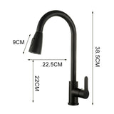 Kitchen Pull-Out Telescopic Cold And Hot Random Pulling Faucet Sink Dishwasher Basin Mixing Valve