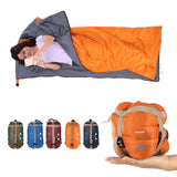 190*75cm Camping Envelope Sleeping Bag Ultralight Travel Mini Lazy Bags With Compression Bag Equipment Spring Autumn