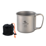 250ml Collapsible Camping Mug Outdoor Travel Drinkware Can be Boiled Water Mug Drinking Cup Titanium Pot Only 40g
