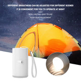 Mini Electric Inflatable Pump Ultralight USB Charging Multifunctional Outdoor Air Pump 3 Modes Camping Light Outdoor Tools