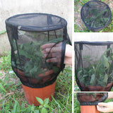 Terrarium Insect Feeding Net Portable  Habitat Flower Pot Garden Cage Raising Cover Ornamental Plant Sunshade For Kids