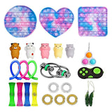 Fidget Toys Pack Anti Stress Set Kawaii Gift Toys Box Children Simple Dimple Antistress Relief Figet Toys Pakket Kit Dropship