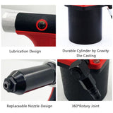 Pneumatic Rivet Gun Air Riveter with 3/32 Inch 1/8 Inch 5/32 Inch 3/16 Inch Rivet Nuts for Metal Automotive Aluminium Alloy