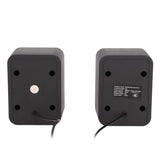Mini Computer Speaker Stereo Clear Bass Less Distortion USB Powered Wired Small Speaker for Desktop Tablet PC Laptop
