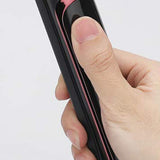 AD-Hair Straightener For Straight Hair Curly Hair Dry-Wet Dual Purpose Flat Iron Led Digital Straightening (White) Eu Plug