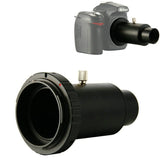Full Metal Telescope Camera Adapter T-Ring + 1.25" Telescope Mount Adapter + Extension Tube for Nikon DSLR for Canon EOS DSLR